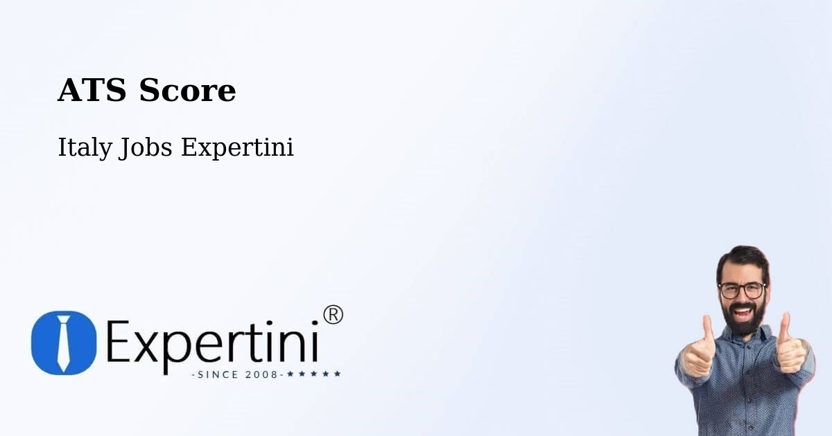 Resume ATS Score & Job Description Match Tool – Imola - Italy Jobs Expertini
