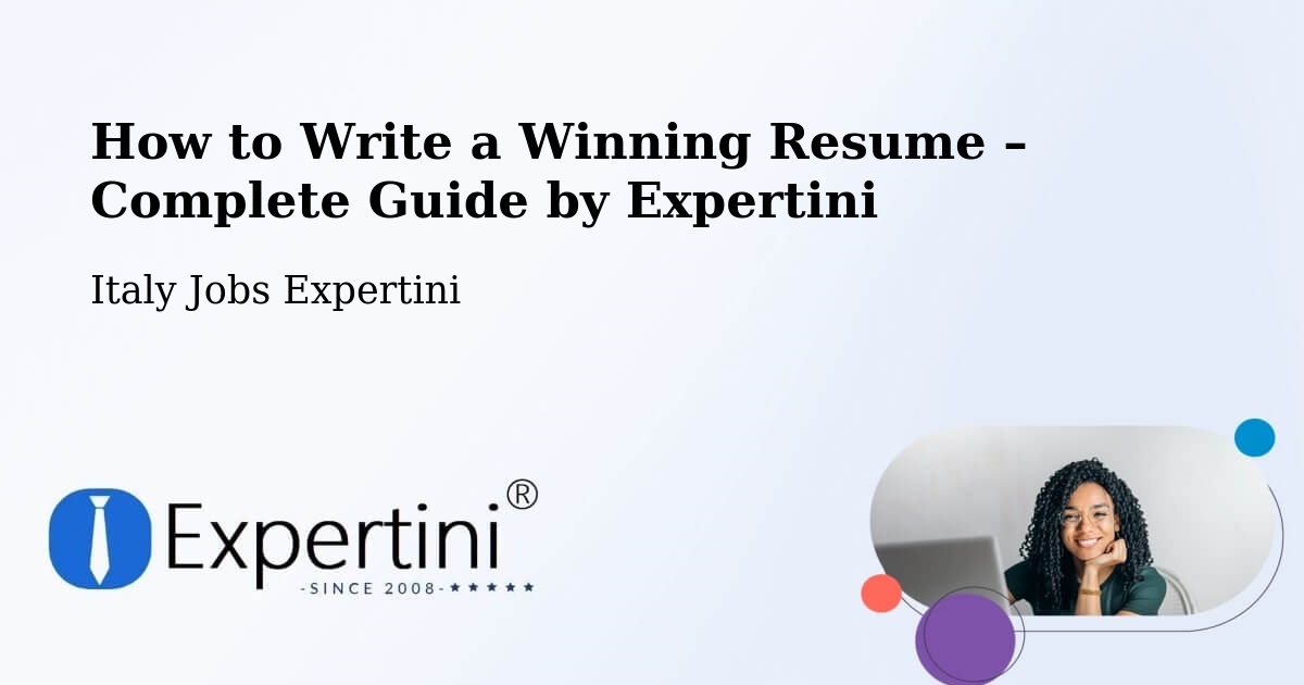 Resume Writing Guide for Job Seekers – Imola - Imola, Italy Jobs Expertini